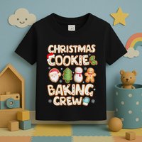 Christmas Cookie Baking Crew Family Matching Xmas Party Toddler T-Shirt