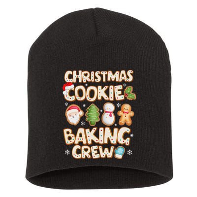 Christmas Cookie Baking Crew Family Matching Xmas Party Short Acrylic Beanie