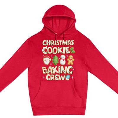 Christmas Cookie Baking Crew Family Matching Xmas Party Premium Pullover Hoodie