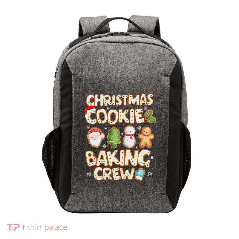 Christmas Cookie Baking Crew Family Matching Xmas Party Vector Backpack