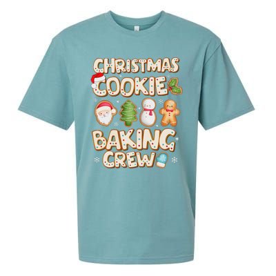 Christmas Cookie Baking Crew Family Matching Xmas Party Sueded Cloud Jersey T-Shirt