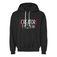 Content Creator Blogger Vlogger Influencer Creator Garment-Dyed Fleece Hoodie