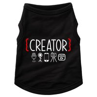 Content Creator Blogger Vlogger Influencer Creator Doggie Tank