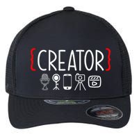 Content Creator Blogger Vlogger Influencer Creator Flexfit Unipanel Trucker Cap