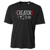 Content Creator Blogger Vlogger Influencer Creator Cooling Performance Crew T-Shirt