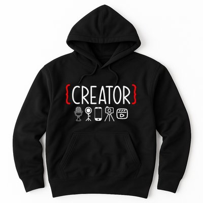 Content Creator Blogger Vlogger Influencer Creator Hoodie