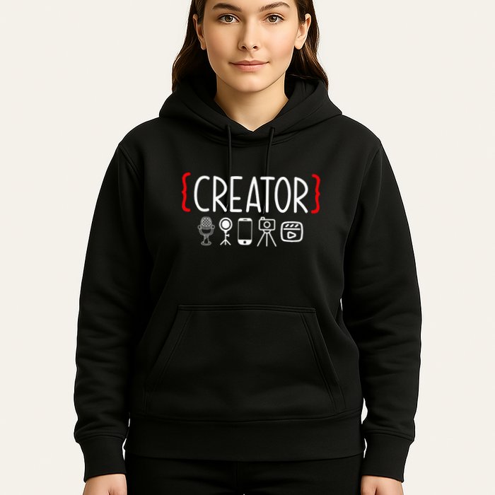 Content Creator Blogger Vlogger Influencer Creator Hoodie