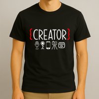 Content Creator Blogger Vlogger Influencer Creator T-Shirt