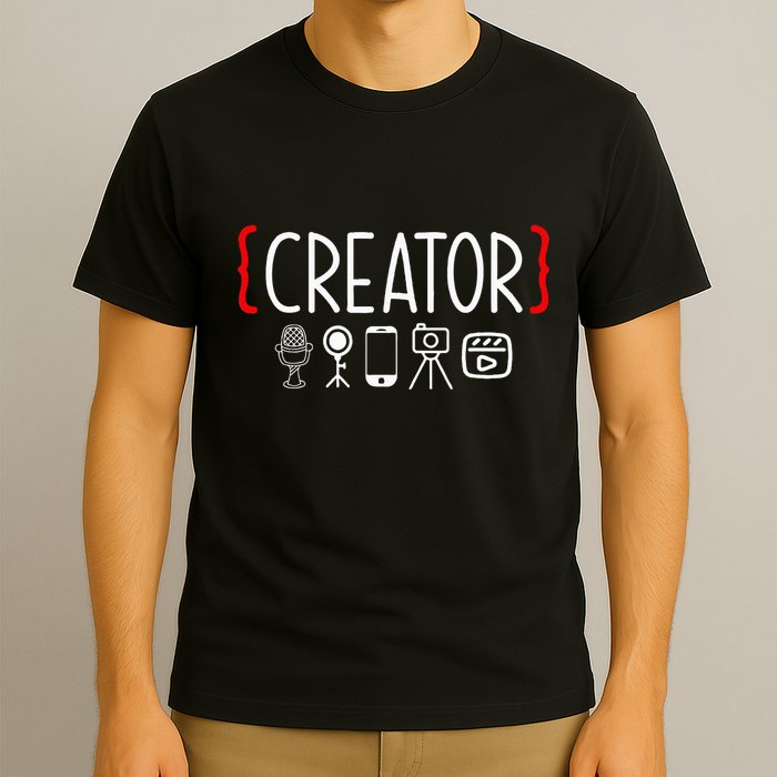 Content Creator Blogger Vlogger Influencer Creator T-Shirt