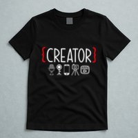 Content Creator Blogger Vlogger Influencer Creator T-Shirt