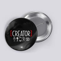 Content Creator Blogger Vlogger Influencer Creator Button