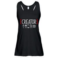 Content Creator Blogger Vlogger Influencer Creator Ladies Essential Flowy Tank