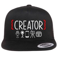 Content Creator Blogger Vlogger Influencer Creator Flatbill Hat