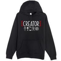 Content Creator Blogger Vlogger Influencer Creator Premium Pullover Hoodie