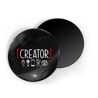 Content Creator Blogger Vlogger Influencer Creator Magnet