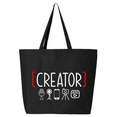 Content Creator Blogger Vlogger Influencer Creator 25L Jumbo Tote