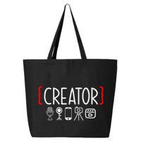 Content Creator Blogger Vlogger Influencer Creator 25L Jumbo Tote