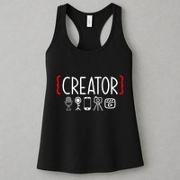 Content Creator Blogger Vlogger Influencer Creator Womens Tank Top
