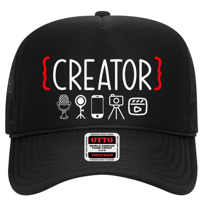 Content Creator Blogger Vlogger Influencer Creator Trucker Hat