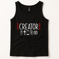 Content Creator Blogger Vlogger Influencer Creator Tank Top