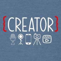 Content Creator Blogger Vlogger Influencer Creator Garment-Dyed Sweatshirt