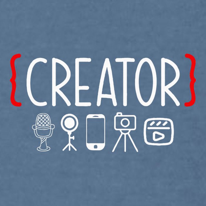 Content Creator Blogger Vlogger Influencer Creator Garment-Dyed Sweatshirt