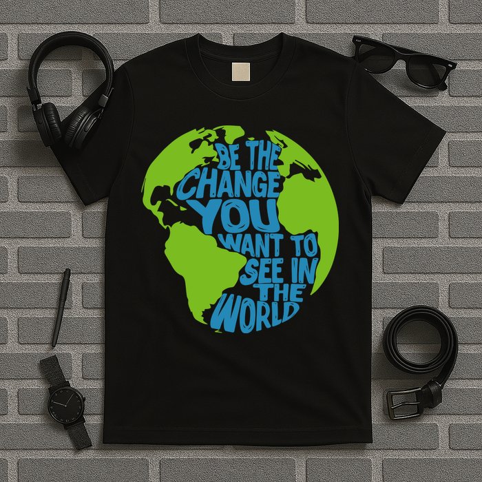 Climate Change Be The Change You Want To See In The World T-Shirt