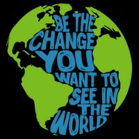 Climate Change Be The Change You Want To See In The World 16 in Basic Backpack