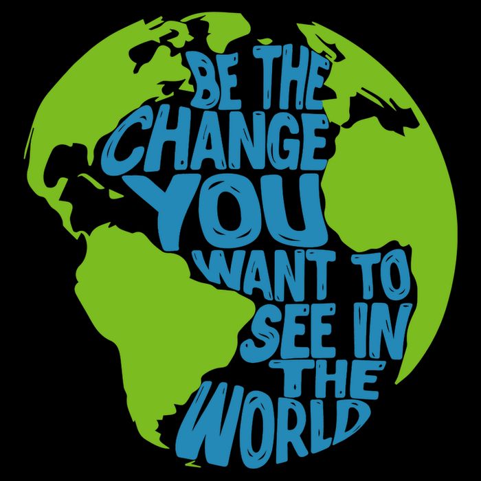 Climate Change Be The Change You Want To See In The World Mousepad