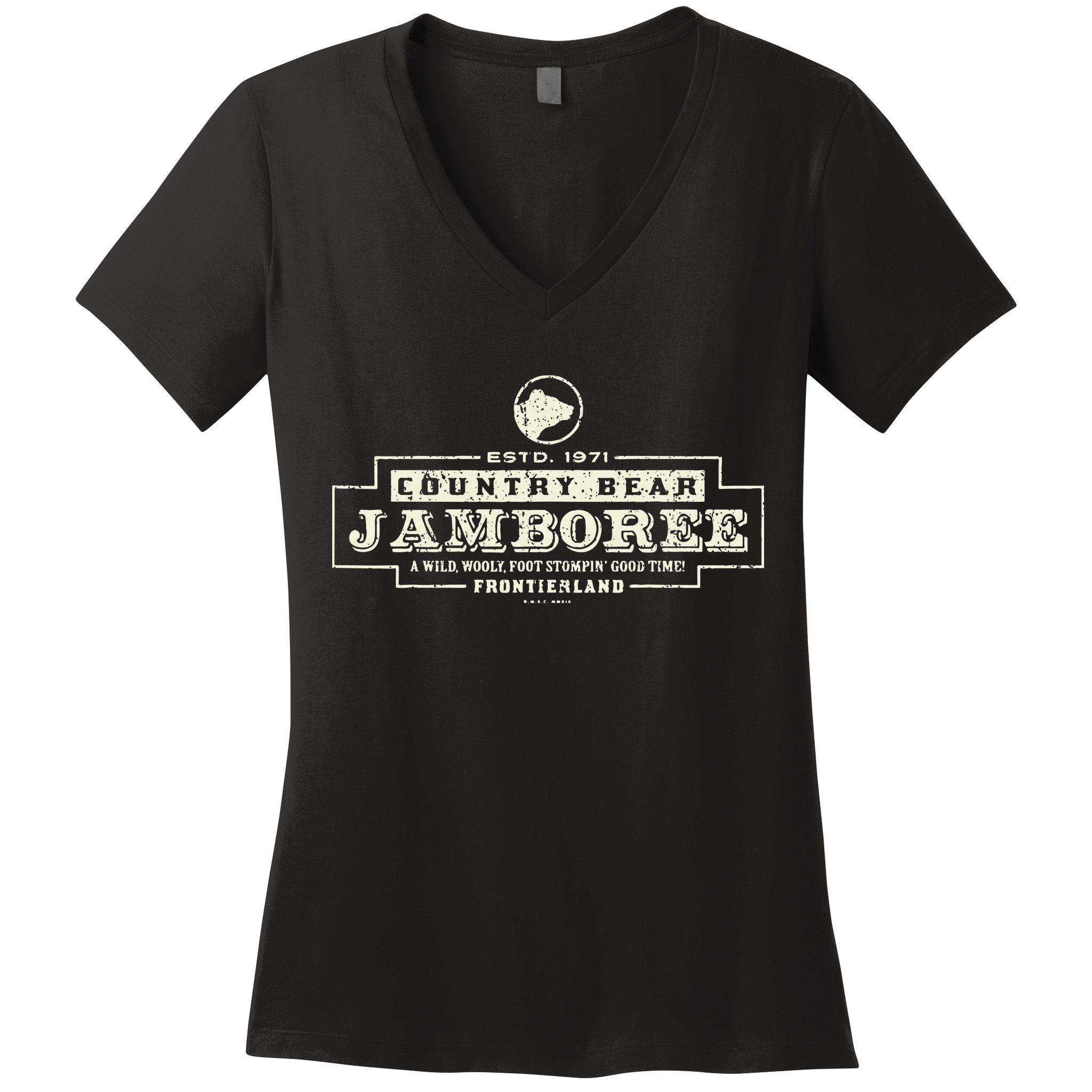 Classic Country Bear Jamboree Theme Park Series Women's V-Neck T-Shirt