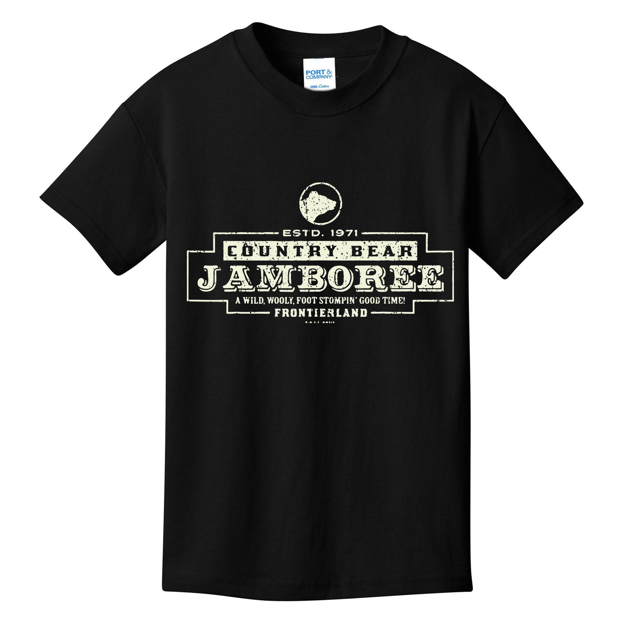 Classic Country Bear Jamboree Theme Park Series Kids T-Shirt