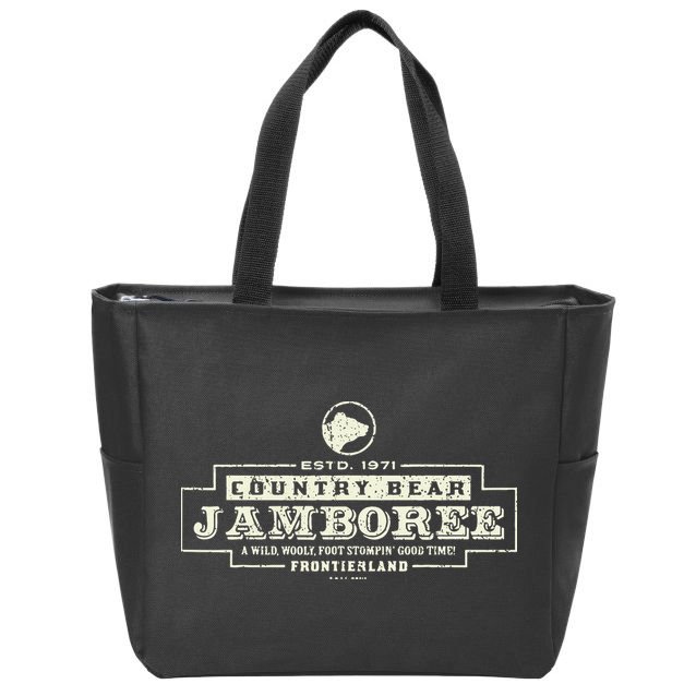 Classic Country Bear Jamboree Theme Park Series Zip Tote Bag