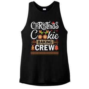 Christmas Cookie Baking Crew Funny Cook Ladies PosiCharge Tri-Blend Wicking Tank