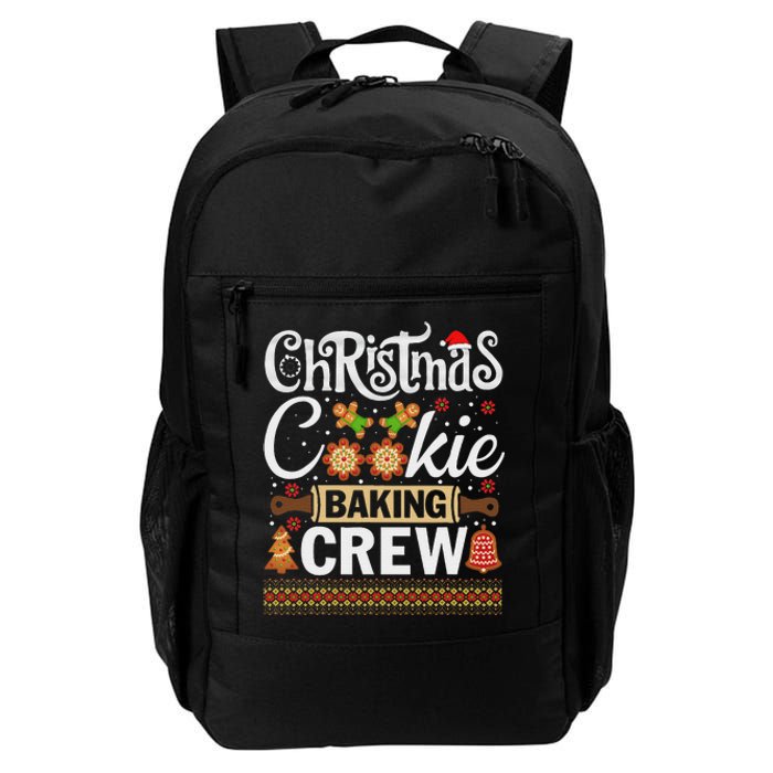 Christmas Cookie Baking Crew Funny Cook Daily Commute Backpack