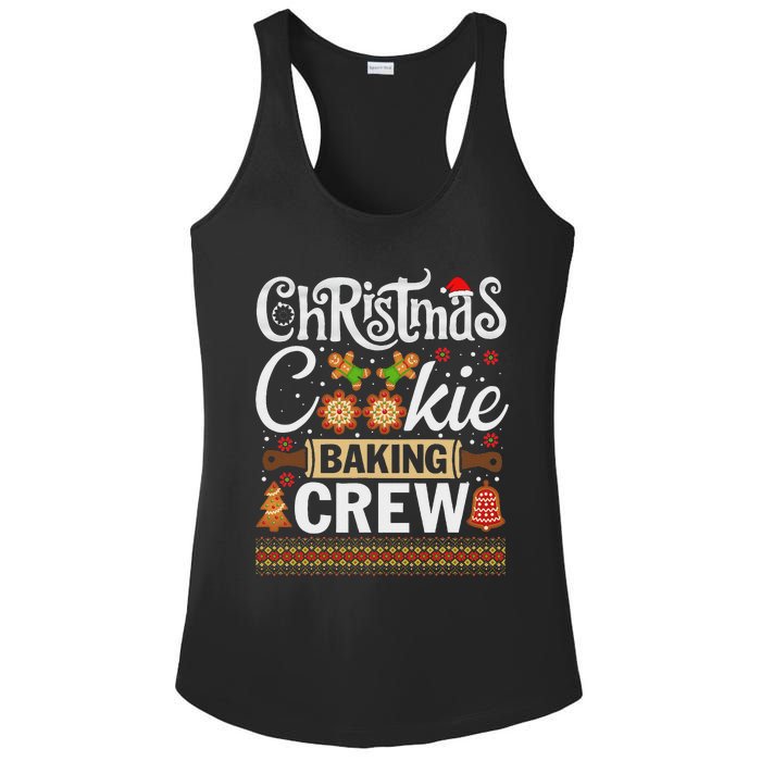 Christmas Cookie Baking Crew Funny Cook Ladies PosiCharge Competitor Racerback Tank