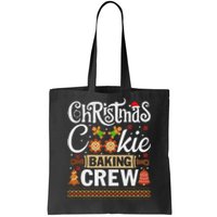 Christmas Cookie Baking Crew Funny Cook Tote Bag