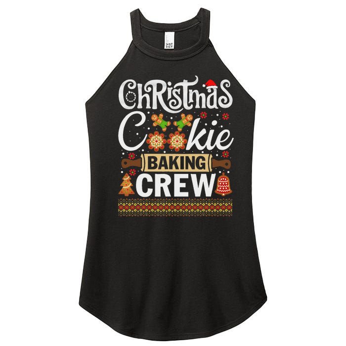 Christmas Cookie Baking Crew Funny Cook Women's Perfect Tri Rocker Tank