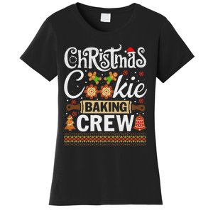 Christmas Cookie Baking Crew Funny Cook Women's T-Shirt