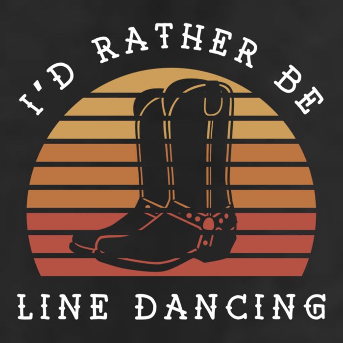 Cow Cow Boots ID Rather Be Line Dancing Great Gift Cool Comfort Performance Bucket Hat