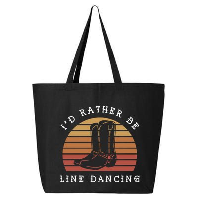 Cow Cow Boots ID Rather Be Line Dancing Great Gift 25L Jumbo Tote
