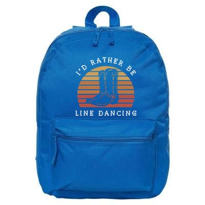 Cow Cow Boots ID Rather Be Line Dancing Great Gift 16 in Basic Backpack