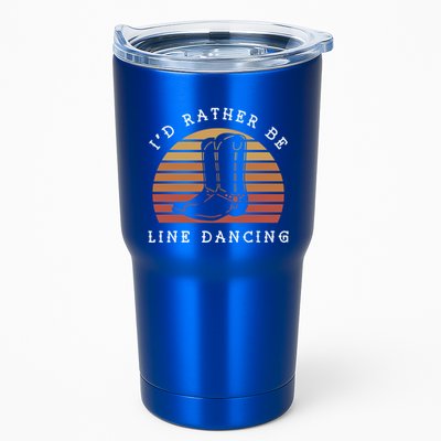 Cow Cow Boots ID Rather Be Line Dancing Great Gift Tumbler