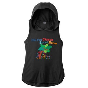 Chicka Chicka Boom Boom Costume Halloween Ladies PosiCharge Tri-Blend Wicking Draft Hoodie Tank