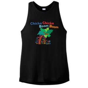 Chicka Chicka Boom Boom Costume Halloween Ladies PosiCharge Tri-Blend Wicking Tank