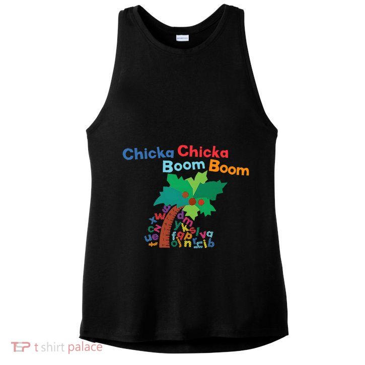 Chicka Chicka Boom Boom Costume Halloween Ladies PosiCharge Tri-Blend Wicking Tank