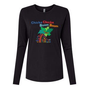 Chicka Chicka Boom Boom Costume Halloween Womens Cotton Relaxed Long Sleeve T-Shirt