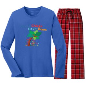 Chicka Chicka Boom Boom Costume Halloween Women's Long Sleeve Flannel Pajama Set 