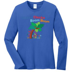 Chicka Chicka Boom Boom Costume Halloween Ladies Long Sleeve Shirt