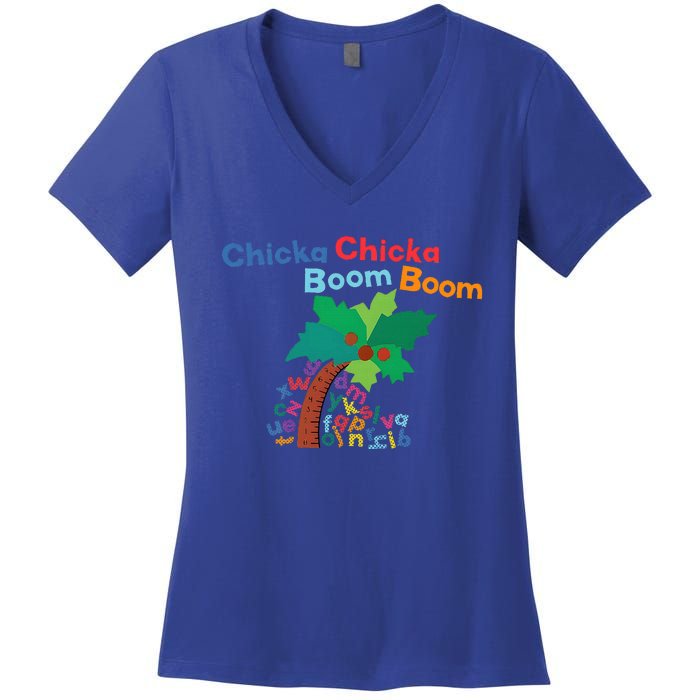 Chicka Chicka Boom Boom Costume Halloween Women's V-Neck T-Shirt