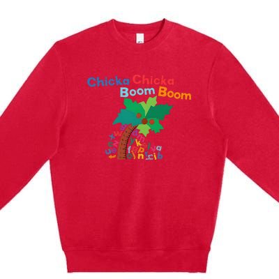 Chicka Chicka Boom Boom Costume Halloween Premium Crewneck Sweatshirt